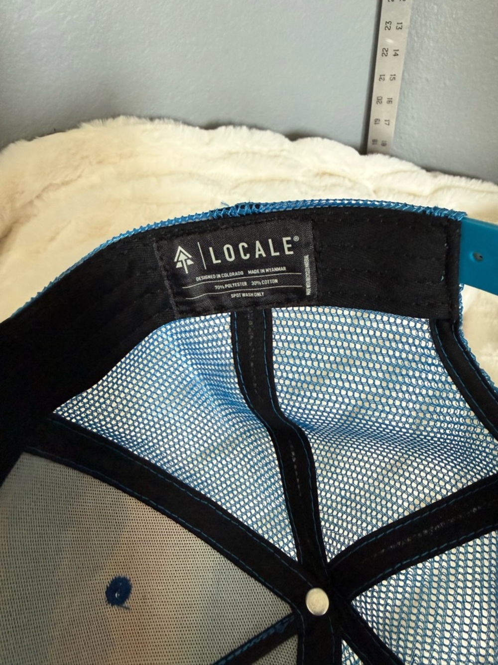 Glacier National Park Teal Scenic Patch Trucker Hat - Picture 6 of 6